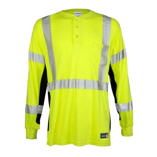 Unisex FR Long Sleeve Henley T-Shirt Thumbnail