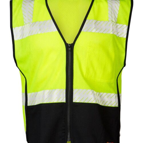 Unisex Premium Black Series® FR Black Bottom Mesh Vest Thumbnail