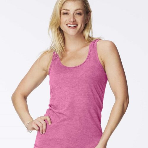 Garment-Dyed Women's Racerback Tank Top Thumbnail