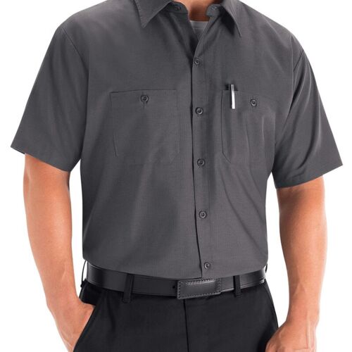 Men's Tall Mimix™ Short Sleeve Work Shirt Thumbnail